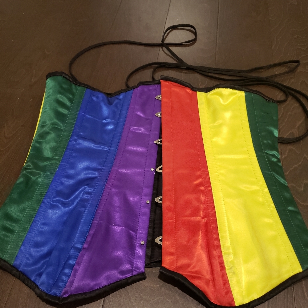 Rainbow corset